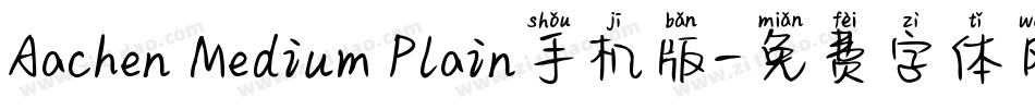 Aachen Medium Plain手机版字体转换